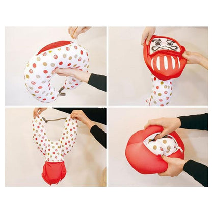 KISHIMA Daruma 2-Way Travel Neck Pillow
