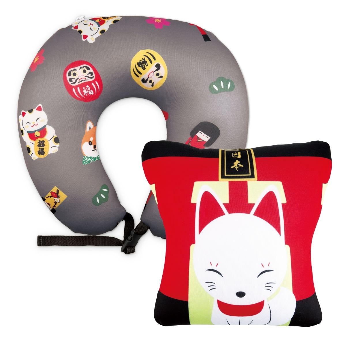 KISHIMA Torii Gate 2-Way Travel Neck Pillow