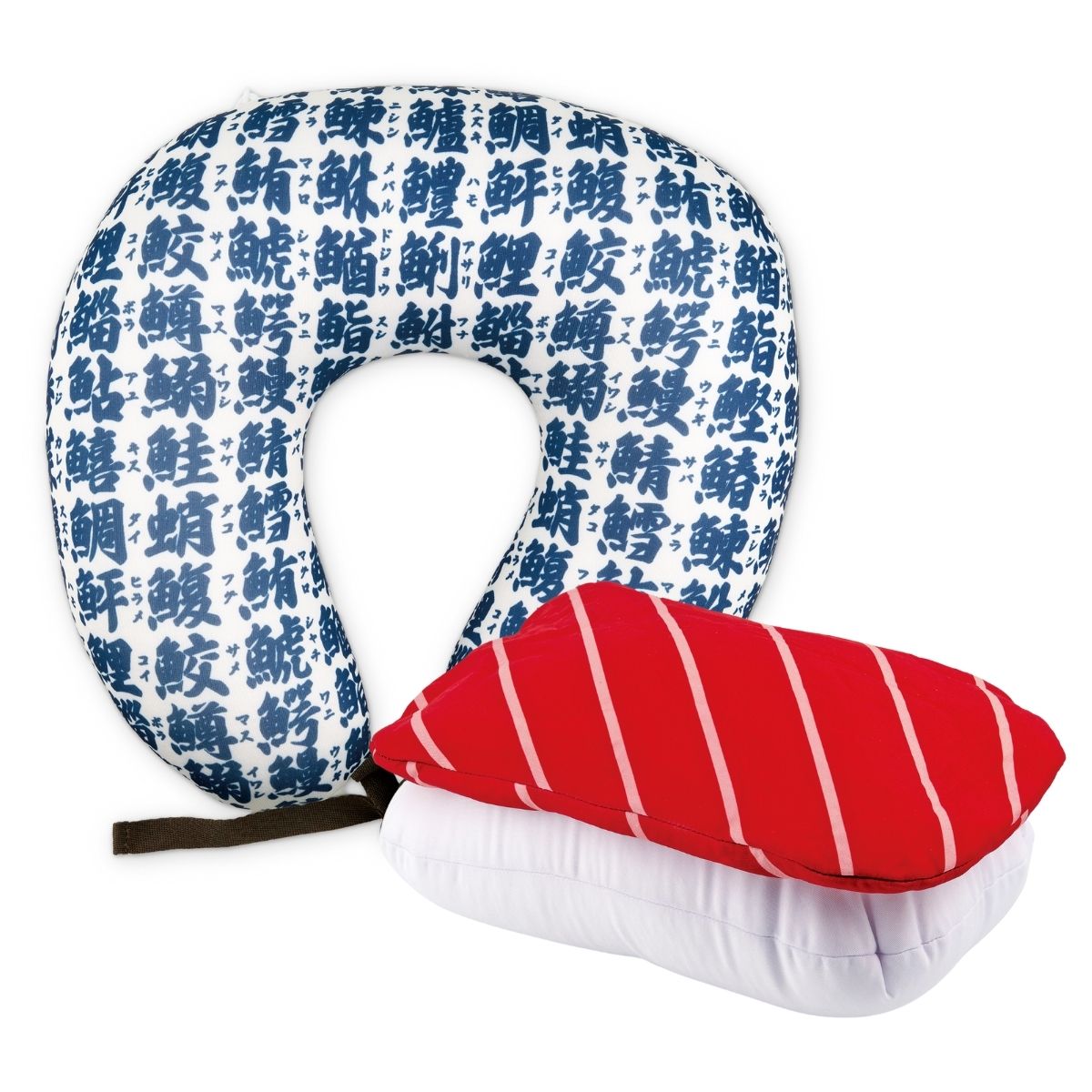 KISHIMA Sushi 2-Way Travel Neck Pillow