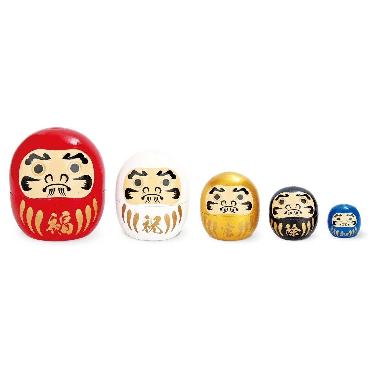 Japanese daruma matryoshka nesting dolls traditional souvenir
