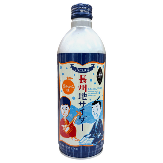 NIHON KAJITSU Choshu Japanese sparkling cider 490ml: Summer Orange