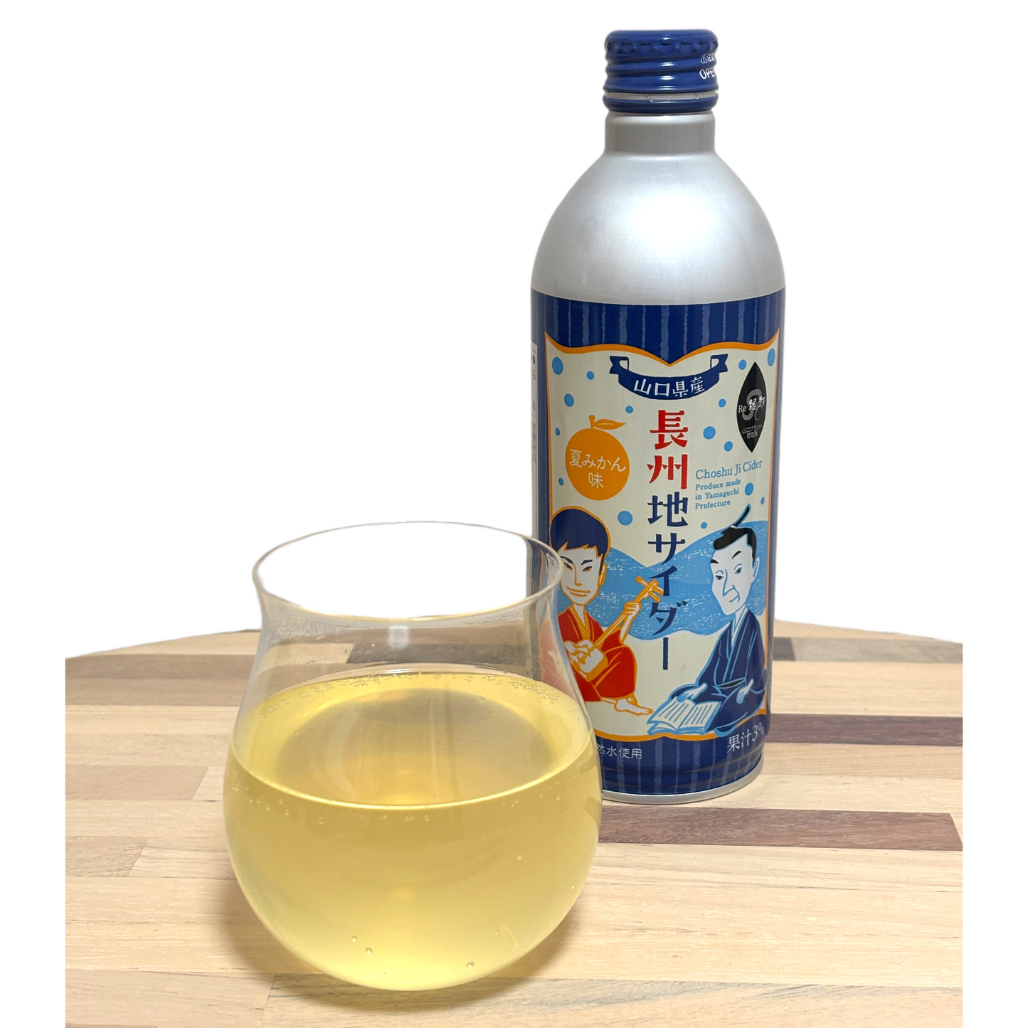 NIHON KAJITSU Choshu 日本氣泡蘋果酒 490ml：夏橙