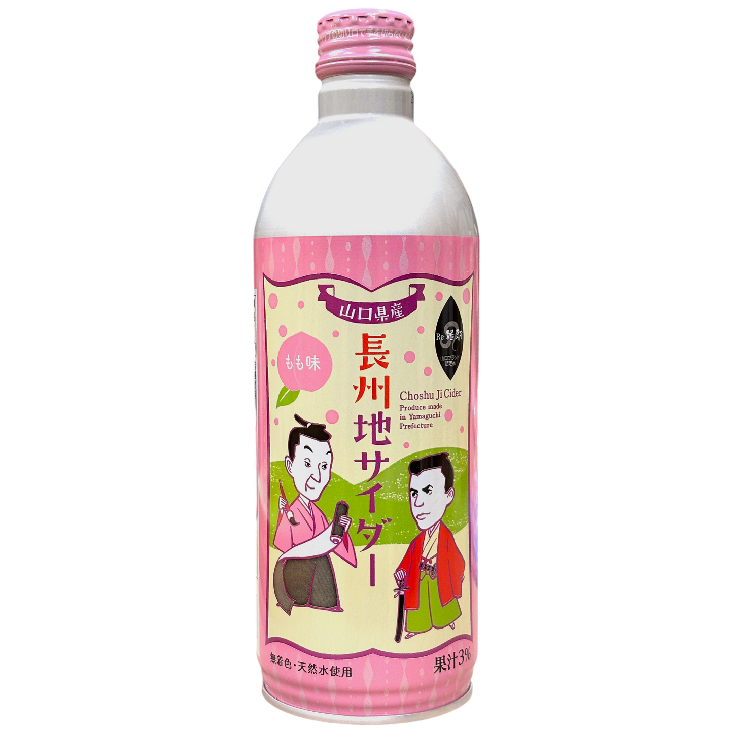 NIHON KAJITSU 长州日本起泡苹果酒 490ml : 桃子