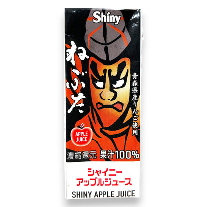 아오모리 사과 주스 샤이니 애플 주스 쁘띠 네부타 디자인 125ml