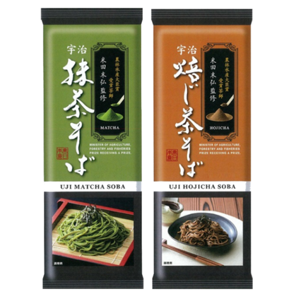 KANESU SEIMEN Tea-flavored Soba Noodle