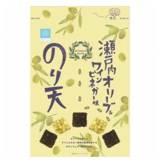 MARUKA FOODS Seaweed Tempura Snack Nori-ten: Setouchi Olive & Wine Vinegar