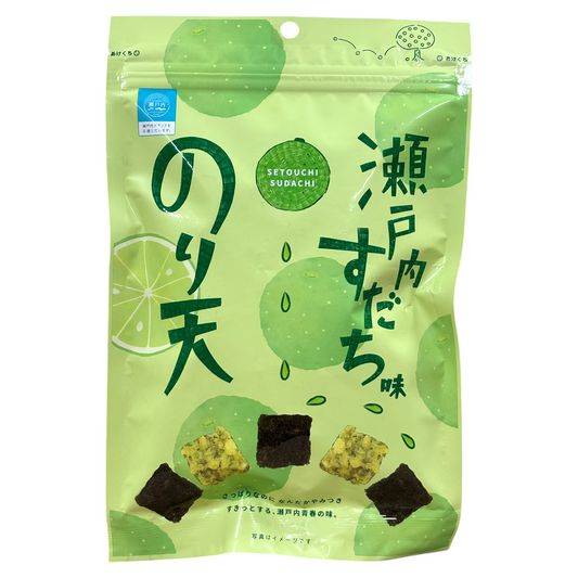 MARUKA FOODS Laver Tempura Snack Nori-ten: Setouchi Sudachi