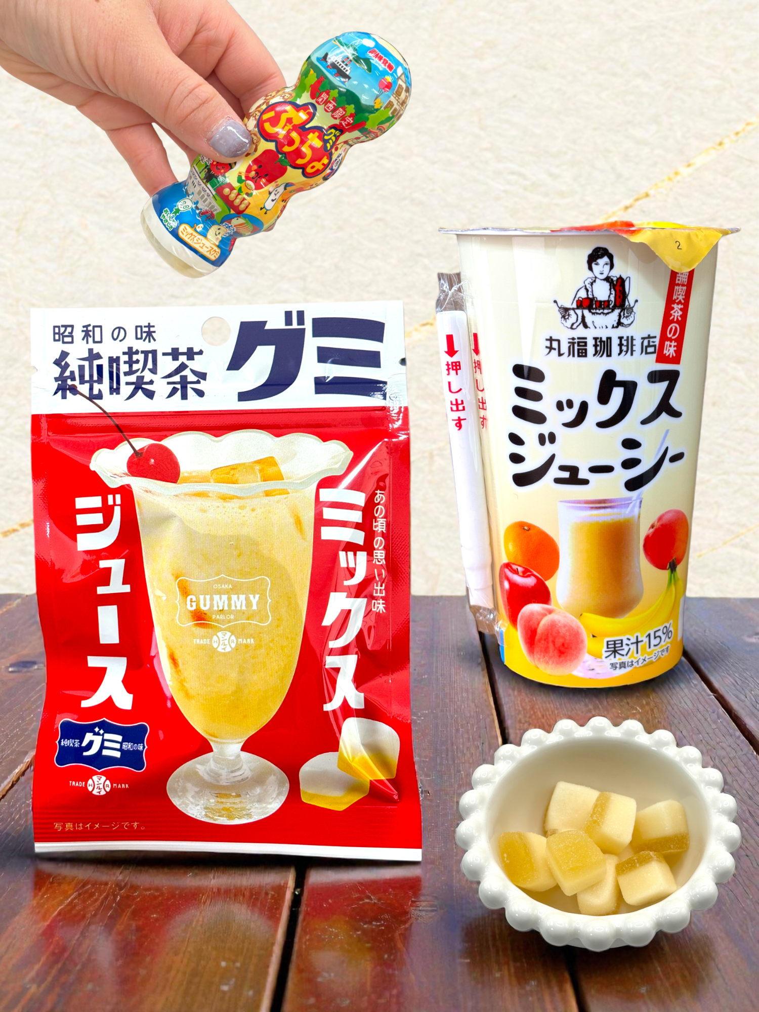 Osaka Japanese sweets box with traditional snacks