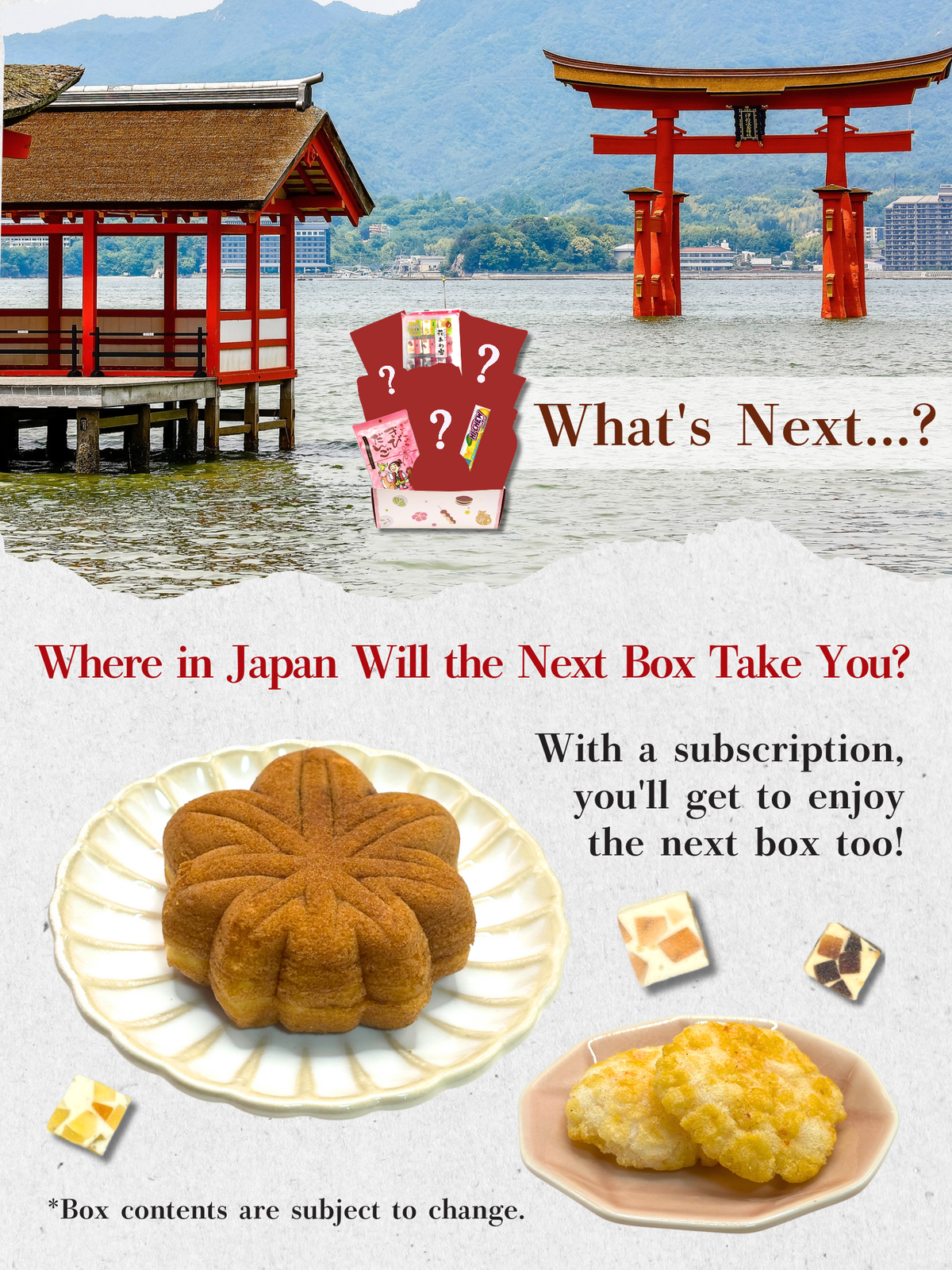 Japanese Snack Journey Box -Hiroshima-