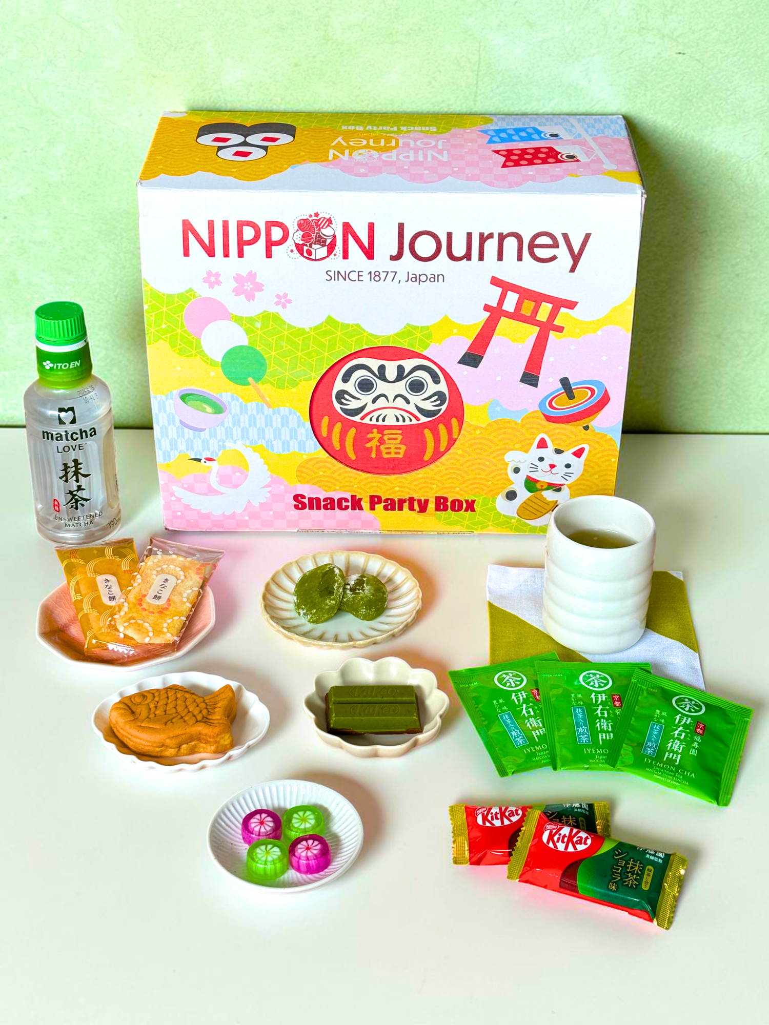 Japanese Tea & Snack Party Box
