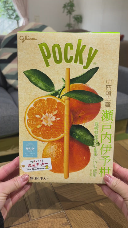 글리코 포키 스낵 (지역 한정판): 세토우치 이요칸 오렌지